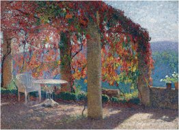 Pergola à Marquayrol en automne Pergola à Marquayrol en automne