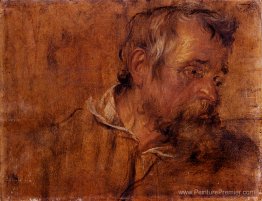 Étude de profil d'un vieil homme barbu Étude de profil d'un vieil homme barbu
