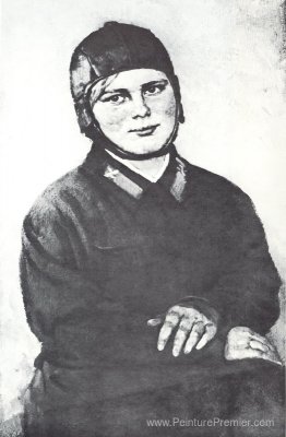 Portrait de Pilot-Woman M.S. Zimova Portrait de Pilot-Woman M.S. Zimova