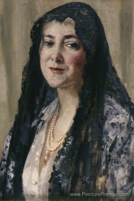 Dame avec une mantille Dame avec une mantille