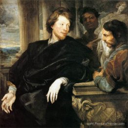 George Gage avec deux hommes George Gage avec deux hommes