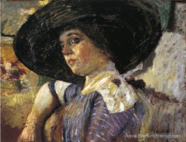 Femme avec chapeau Femme avec chapeau