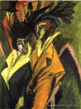 Deux femmes dans la rue Deux femmes dans la rue