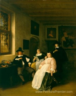 La famille de Goyer et le peintre La famille de Goyer et le peintre