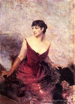 Comtesse de rasty assise dans un fauteuil Comtesse de rasty assise dans un fauteuil
