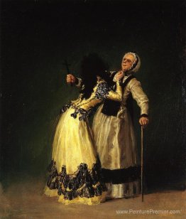 La duchesse d'Alba et son Duenna La duchesse d'Alba et son Duenna