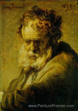 Un buste d'un vieil homme Un buste d'un vieil homme