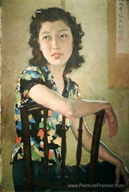 Un portrait d'une jeune femme. Un portrait d'une jeune femme.