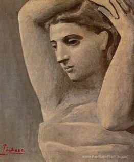 Buste d'une femme, armes levées Buste d'une femme, armes levées