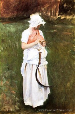 Fille avec une faucille Fille avec une faucille