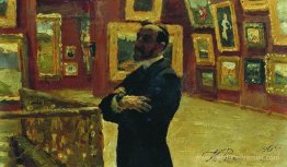 N.A. Mudrogel dans la pose de Pavel Tretyakov dans les salles de N.A. Mudrogel dans la pose de Pavel Tretyakov dans les salles de