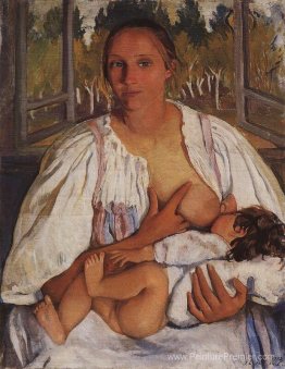 Infirmière avec bébé Infirmière avec bébé
