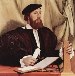 Gentleman inconnu avec des livres de musique et du luth Gentleman inconnu avec des livres de musique et du luth