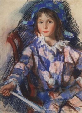 Tata Portrait dans le costume de Harlequin Tata Portrait dans le costume de Harlequin