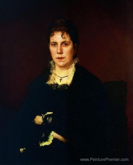 Portrait de Sofia Nikolaevna Kramskoy, la femme de l'artiste Portrait de Sofia Nikolaevna Kramskoy, la femme de l'artiste