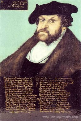 Portrait de Johann I L'électeur de saxe de Saxe Portrait de Johann I L'électeur de saxe de Saxe