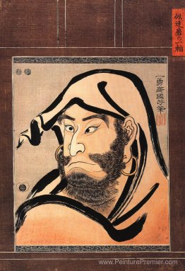 Portrait de Daruma Portrait de Daruma