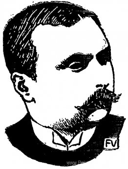 Portrait de l'écrivain danois Peter Nansen Portrait de l'écrivain danois Peter Nansen