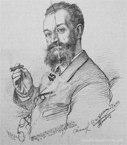 Portrait de Karl Millöcker Portrait de Karl Millöcker