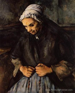 Vieille femme avec un chapelet Vieille femme avec un chapelet
