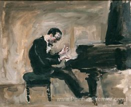 Portrait d'un pianiste et chef d'orchestre italien Carlo Tsekki Portrait d'un pianiste et chef d'orchestre italien Carlo Tsekki