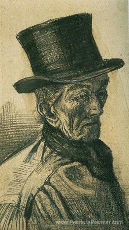 Homme avec un chapeau haut de forme Homme avec un chapeau haut de forme