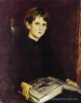 Portrait de Michael Vasnetsov, le fils de l'artiste Portrait de Michael Vasnetsov, le fils de l'artiste