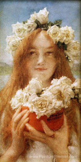 Offre d'été (jeune fille avec des roses) Offre d'été (jeune fille avec des roses)