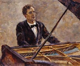 Portrait du pianiste Vladimir Sofronitsky au piano Portrait du pianiste Vladimir Sofronitsky au piano