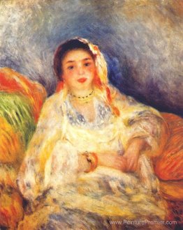 Femme algérienne assise Femme algérienne assise