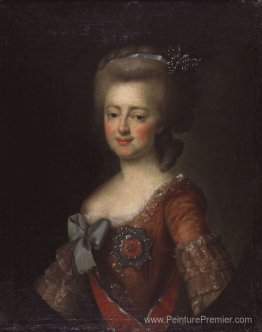 Portrait de la grande duchesse Maria Feodorovna Portrait de la grande duchesse Maria Feodorovna