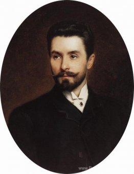 Portrait du chanteur d'opéra russe Nikolay Figner Portrait du chanteur d'opéra russe Nikolay Figner