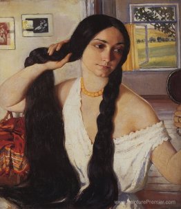 Portrait d'Olga Konstantinovna Lancere Portrait d'Olga Konstantinovna Lancere
