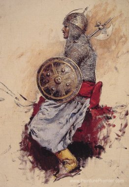 Homme en armure (croquis préparatoire pour entrer dans la mosqué Homme en armure (croquis préparatoire pour entrer dans la mosqué