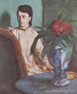 Femme avec le vase oriental Femme avec le vase oriental