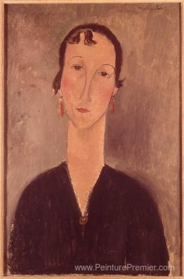 Femme avec boucles d'oreilles Femme avec boucles d'oreilles