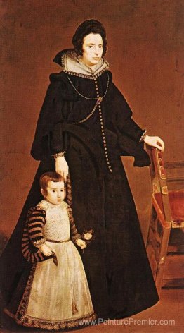 Dona Antonia de Ipenarrieta y Galdos et son fils Dona Antonia de Ipenarrieta y Galdos et son fils