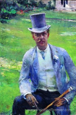 Portrait d'Octave Maus comme dandy Portrait d'Octave Maus comme dandy
