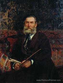Portrait de l'artiste A. P. Bogolubov Portrait de l'artiste A. P. Bogolubov