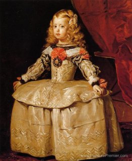 Portrait de l'Infanta Margarita à l'âge de cinq ans Portrait de l'Infanta Margarita à l'âge de cinq ans