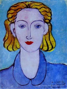 Jeune femme dans un chemisier bleu (portrait de L.N. Delektorska Jeune femme dans un chemisier bleu (portrait de L.N. Delektorska