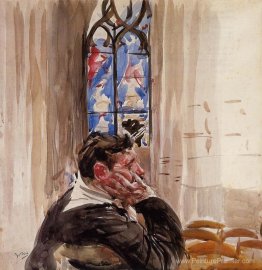 Portrait d'un homme à l'église Portrait d'un homme à l'église