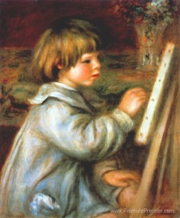 Portrait de la peinture de Claude Renoir Portrait de la peinture de Claude Renoir