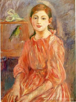 La fille de l'artiste avec une perruche La fille de l'artiste avec une perruche