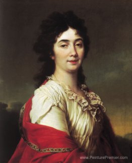 Portrait d'Anna Stepanovna Protassova, l'ancienne demoiselle d'h Portrait d'Anna Stepanovna Protassova, l'ancienne demoiselle d'h