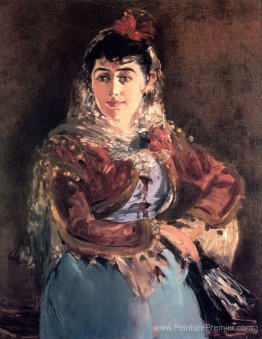 Portrait d'Emilie Ambre dans le rôle de Carmen Portrait d'Emilie Ambre dans le rôle de Carmen