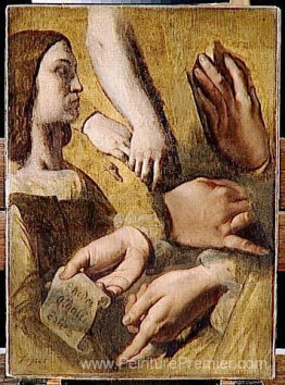 Étude pour l'apothéose du profil d'Homère Raphael Hands of Apell Étude pour l'apothéose du profil d'Homère Raphael Hands of Apell