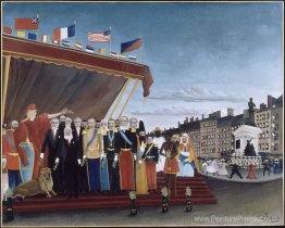Les représentants des puissances étrangères venant saluer la Rép Les représentants des puissances étrangères venant saluer la Rép