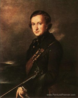 Portrait de Yu. F. Samarin dans la robe de chasse Portrait de Yu. F. Samarin dans la robe de chasse