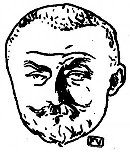 Portrait de l'écrivain français Joris Karl Huysmans Portrait de l'écrivain français Joris Karl Huysmans